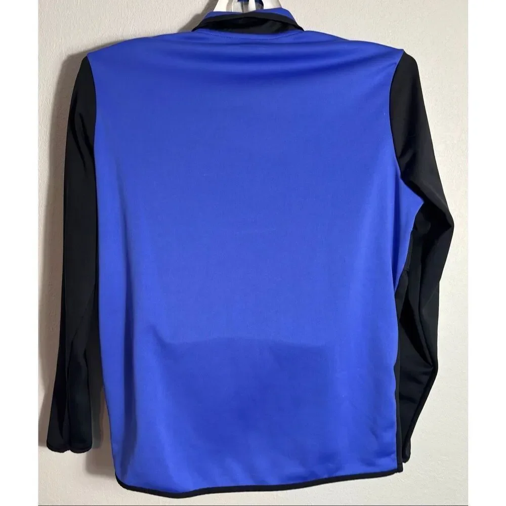 Under Armour Fleece Storm Half Zip Long Sleeve Top Mens Medium Blue ColdGear